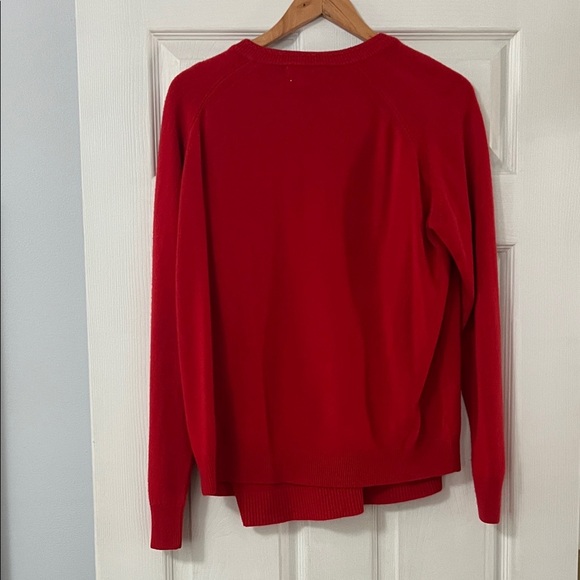 Red Cardigan with Pearl Buttons set - Picture 2 of 4